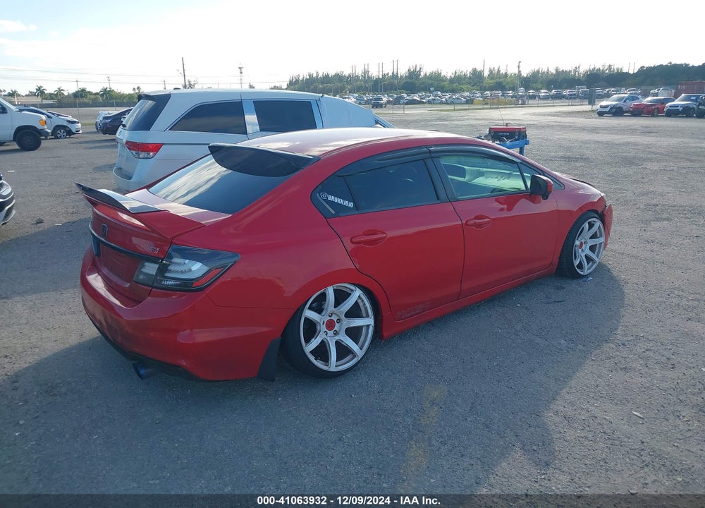 2015 HONDA CIVIC SI VIN: 2HGFB6E51FH701857