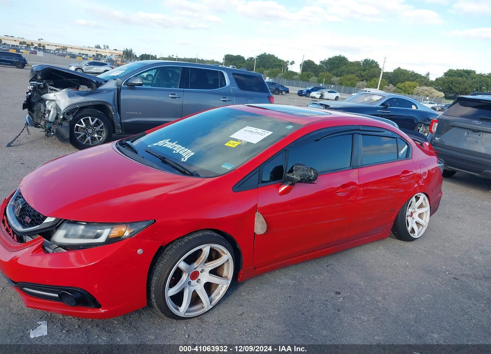 2015 HONDA CIVIC SI VIN: 2HGFB6E51FH701857