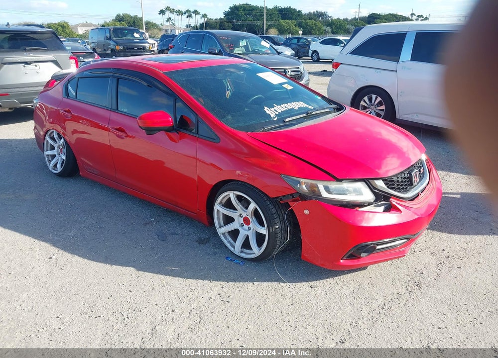 2015 HONDA CIVIC SI VIN: 2HGFB6E51FH701857