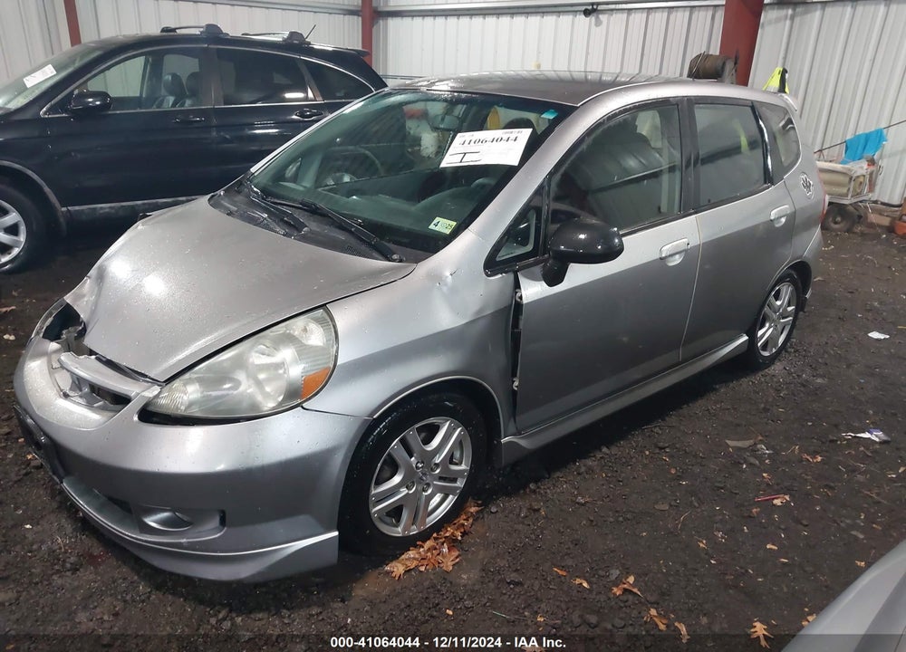 2007 HONDA FIT SPORT VIN: JHMGD376X7S042395