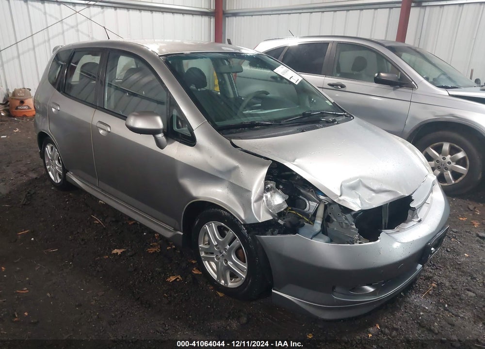 2007 HONDA FIT SPORT VIN: JHMGD376X7S042395
