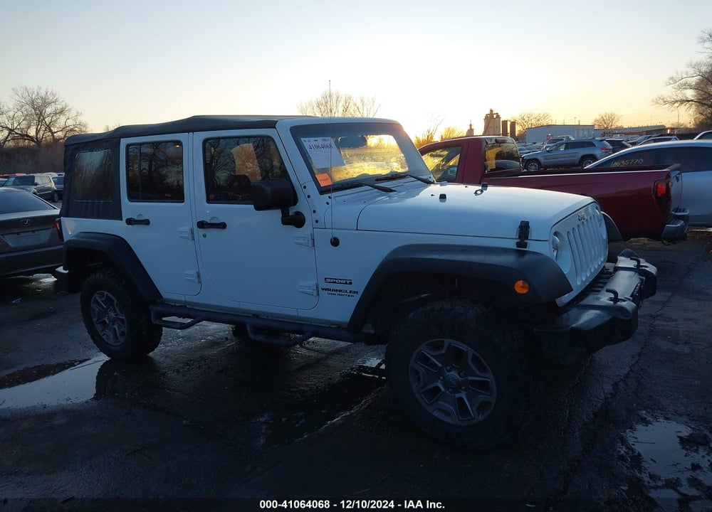 2017 JEEP WRANGLER UNLIMITED SPORT 4X4 VIN: 1C4BJWDG1HL626599
