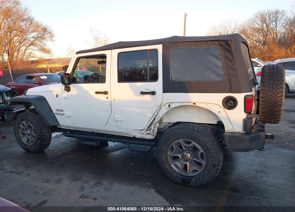 2017 JEEP WRANGLER UNLIMITED SPORT 4X4 VIN: 1C4BJWDG1HL626599