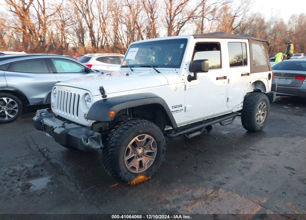2017 JEEP WRANGLER UNLIMITED SPORT 4X4 VIN: 1C4BJWDG1HL626599