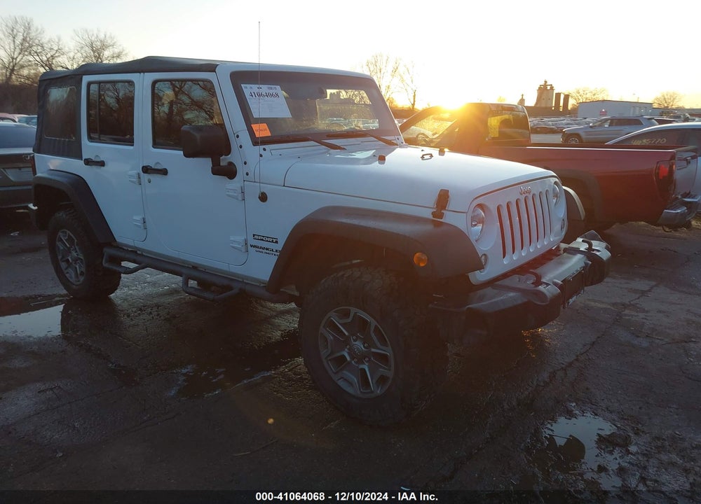 2017 JEEP WRANGLER UNLIMITED SPORT 4X4 VIN: 1C4BJWDG1HL626599