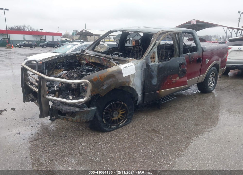 2004 FORD F-150 VIN: 1FTPW14554KC07888