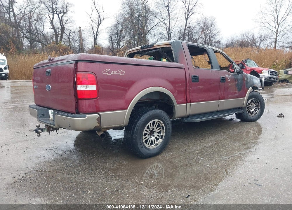 2004 FORD F-150 VIN: 1FTPW14554KC07888