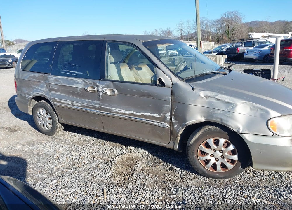 2004 KIA SEDONA EX/LX VIN: KNDUP131146590459