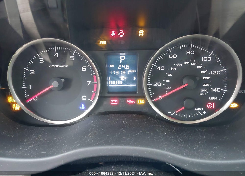 2014 SUBARU XV CROSSTREK 2.0I LIMITED VIN: JF2GPAGC2E8318857