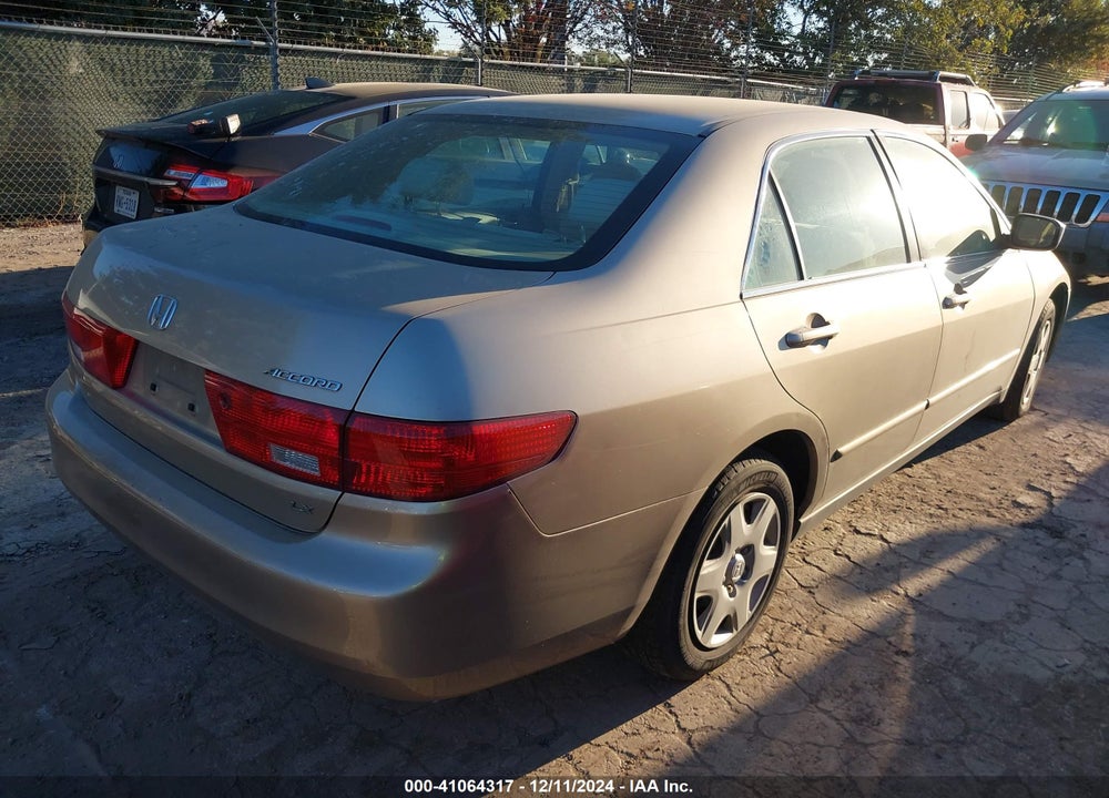 2005 HONDA ACCORD 2.4 LX VIN: 3HGCM56485G706808