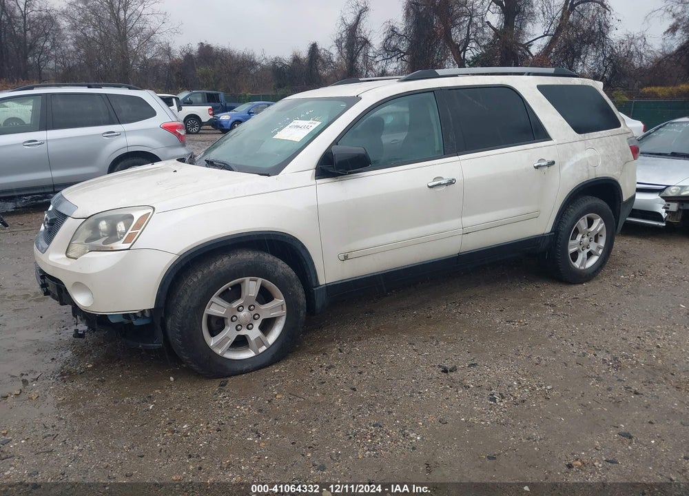 2010 GMC ACADIA SLE VIN: 1GKLRLEDXAJ141108