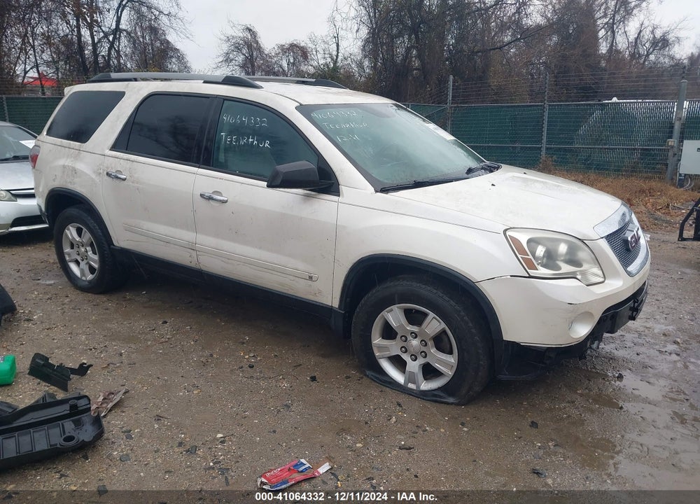 2010 GMC ACADIA SLE VIN: 1GKLRLEDXAJ141108