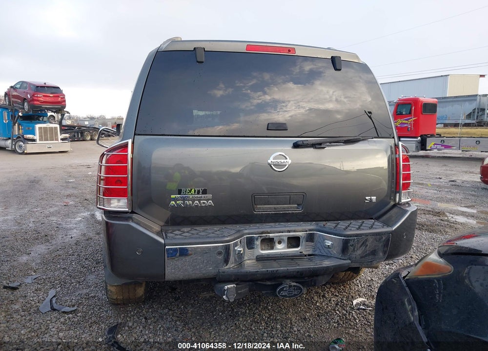 2004 NISSAN PATHFINDER ARMADA SE OFF-ROAD VIN: 5N1AA08B84N704409