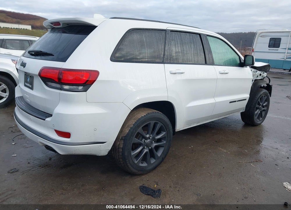 2018 JEEP GRAND CHEROKEE HIGH ALTITUDE 4X4 VIN: 1C4RJFCG8JC449555