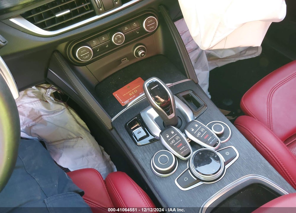 2022 ALFA ROMEO STELVIO SPRINT AWD VIN: ZASPAKAN9N7D38410
