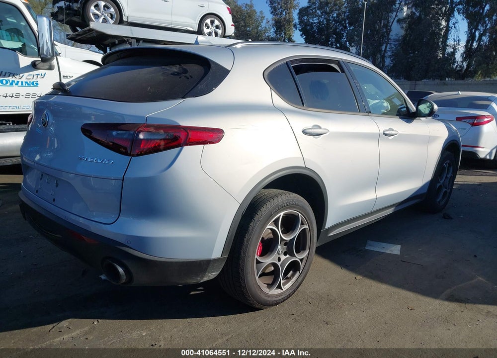 2022 ALFA ROMEO STELVIO SPRINT AWD VIN: ZASPAKAN9N7D38410