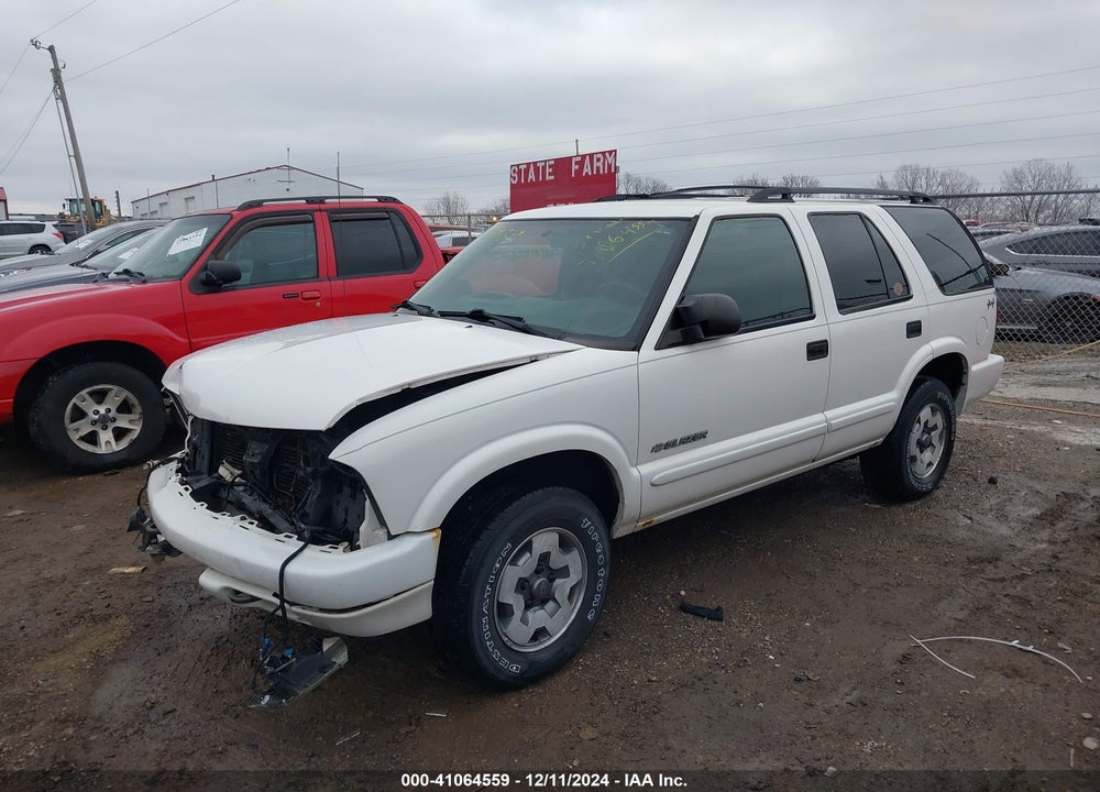2004 CHEVROLET BLAZER LS VIN: 1GNDT13X64K155645