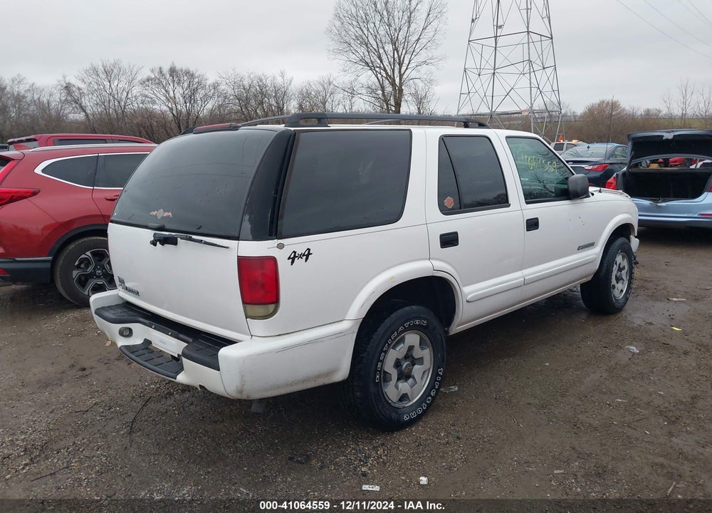 2004 CHEVROLET BLAZER LS VIN: 1GNDT13X64K155645