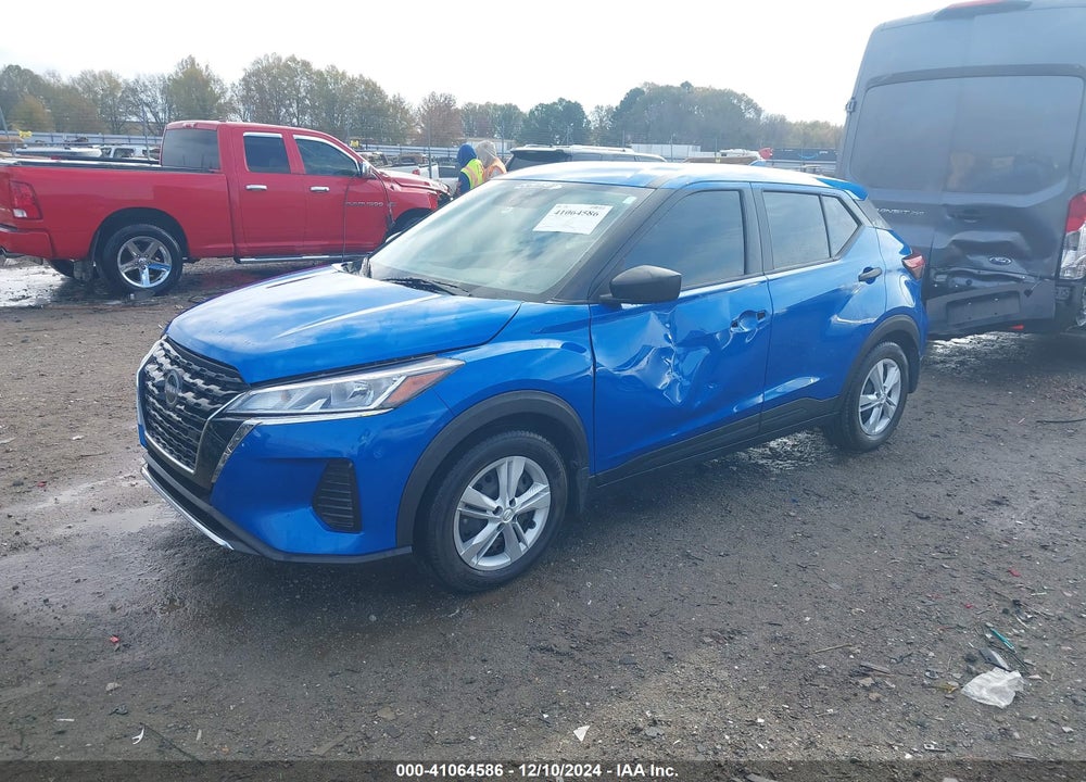 2022 NISSAN KICKS S XTRONIC CVT VIN: 3N1CP5BV1NL485745
