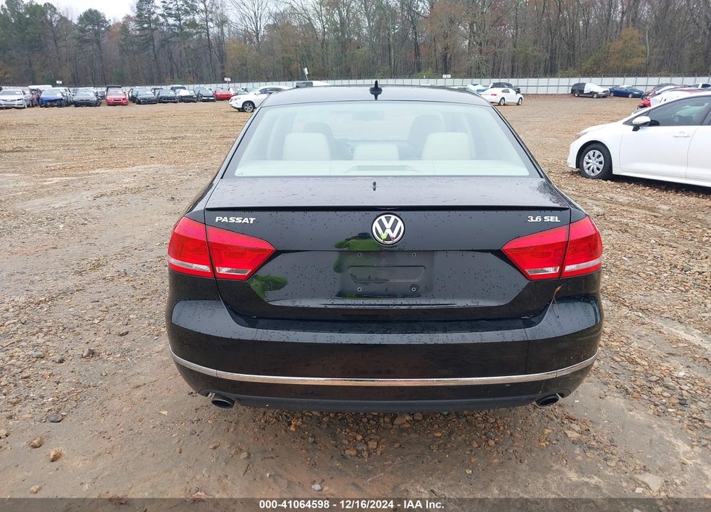 2012 VOLKSWAGEN PASSAT VIN: 1VWCM7A31CC065345