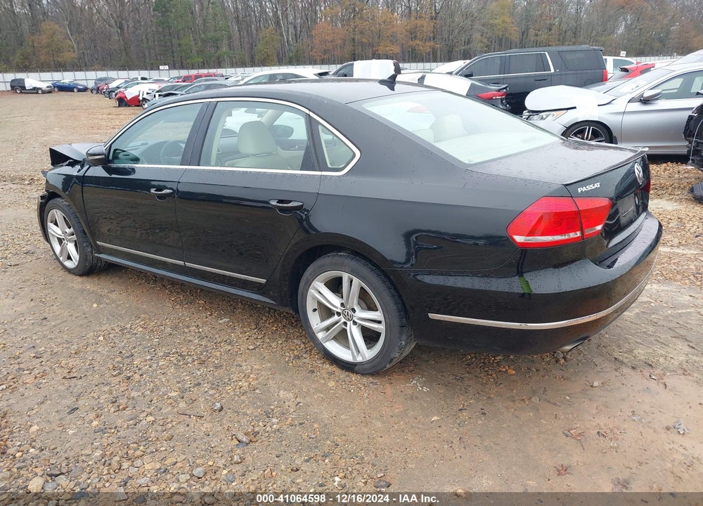 2012 VOLKSWAGEN PASSAT VIN: 1VWCM7A31CC065345