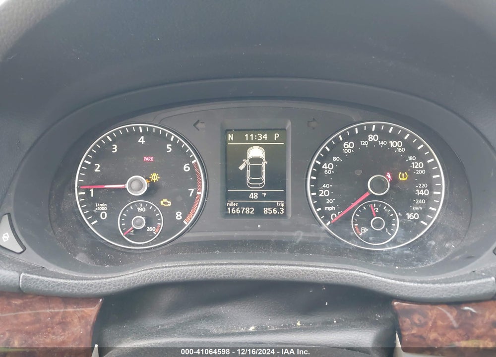 2012 VOLKSWAGEN PASSAT VIN: 1VWCM7A31CC065345
