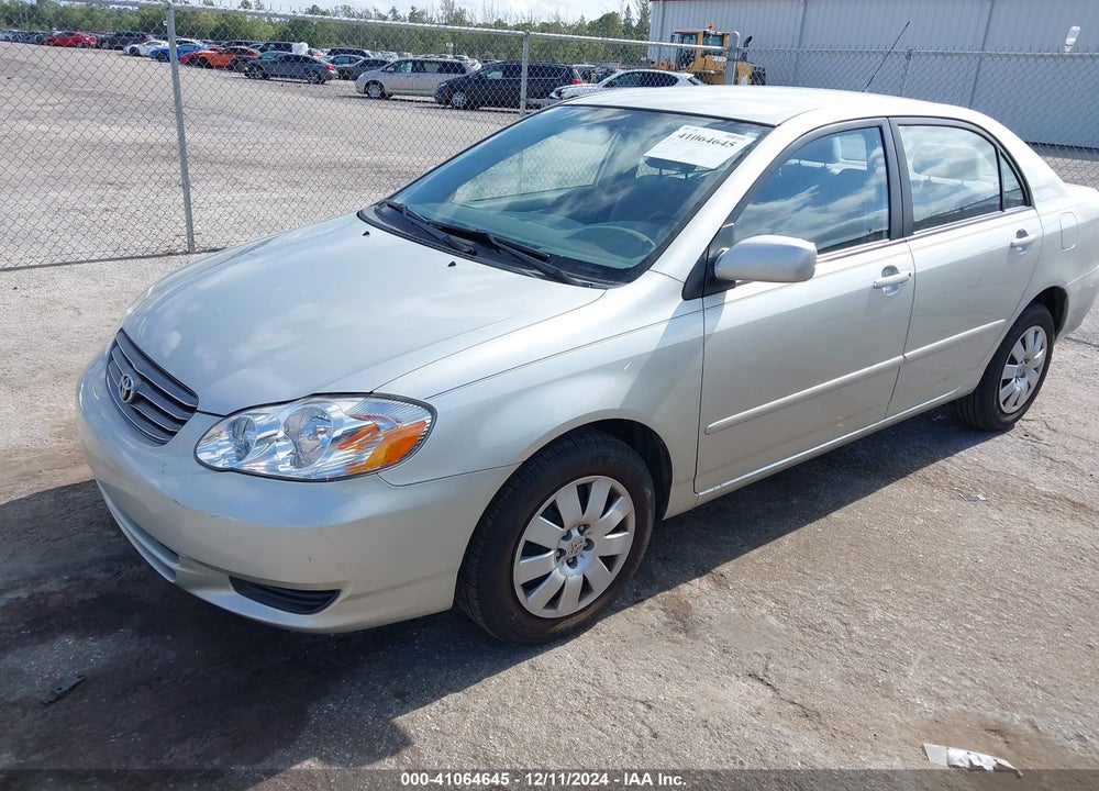 2004 TOYOTA COROLLA LE VIN: JTDBR32E842019978