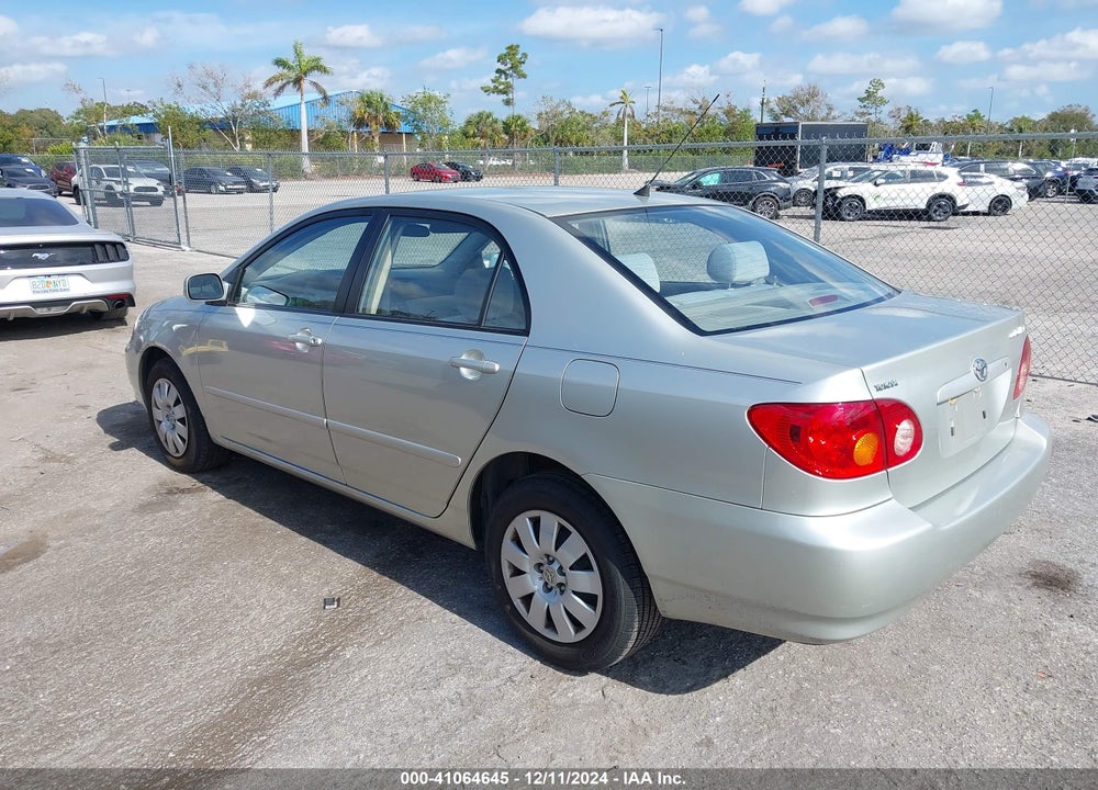 2004 TOYOTA COROLLA LE VIN: JTDBR32E842019978