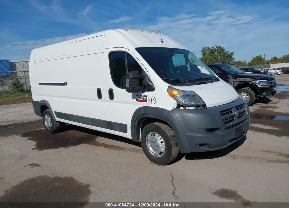 2018 RAM PROMASTER 2500 HIGH ROOF 159 WB VIN: 3C6TRVDG8JE100869