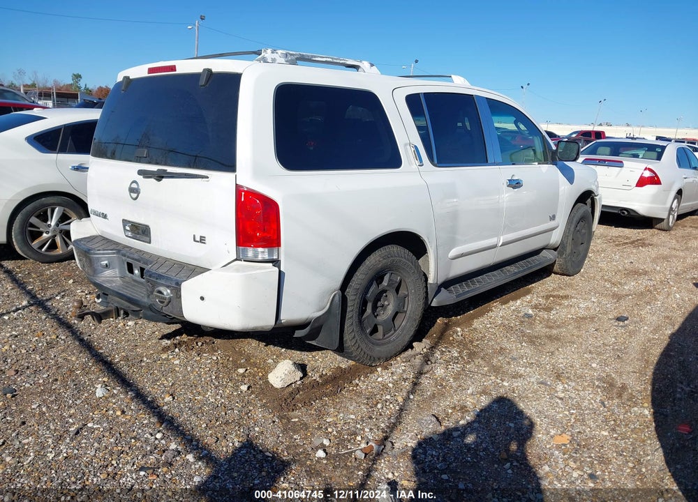 2006 NISSAN ARMADA LE VIN: 5N1AA08B56N728928