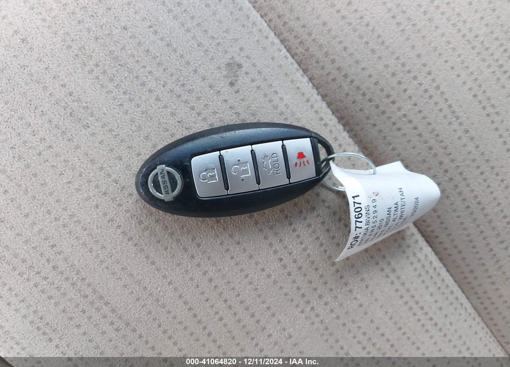 2010 NISSAN ALTIMA 2.5 S VIN: 1N4AL2AP0AN552949