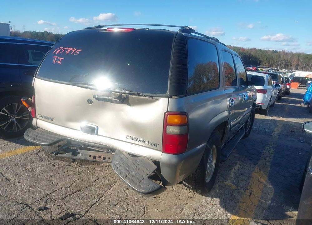 2001 CHEVROLET TAHOE LS VIN: 1GNEC13T81R185895