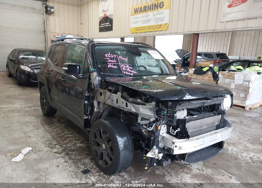 2018 JEEP RENEGADE ALTITUDE FWD VIN: ZACCJABB3JPH46937