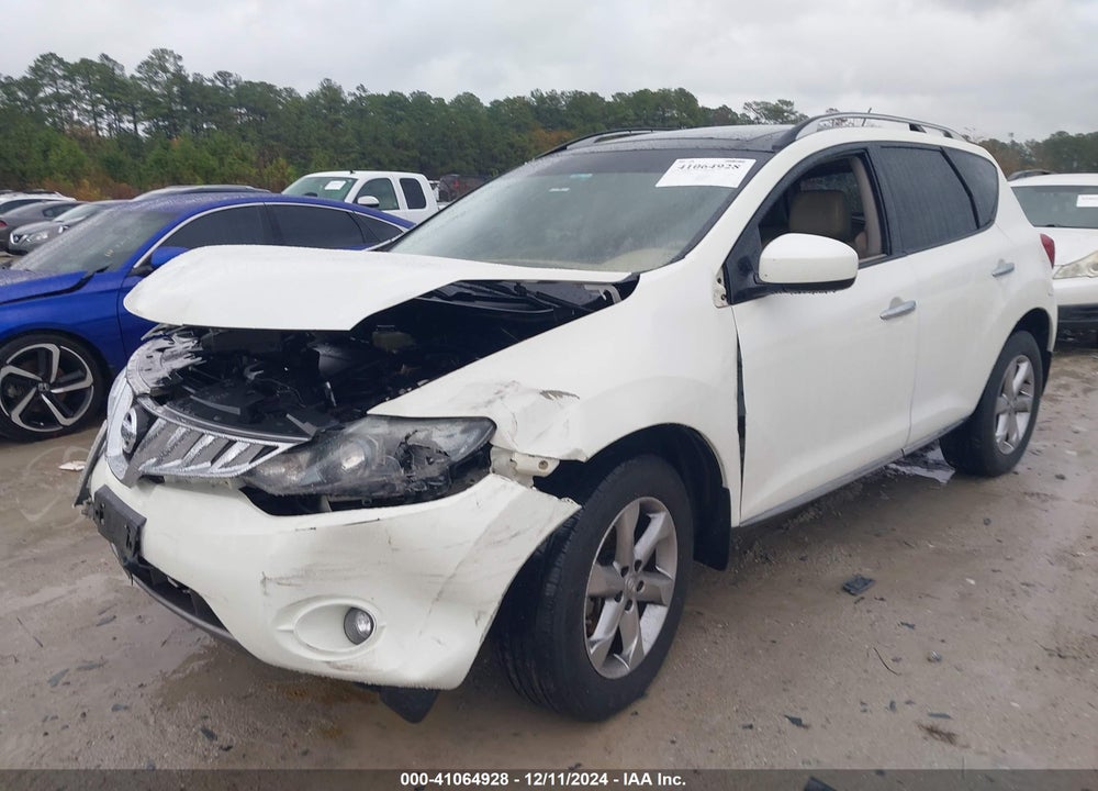 2010 NISSAN MURANO SL VIN: JN8AZ1MW5AW137260