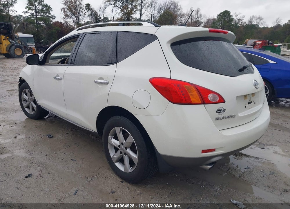 2010 NISSAN MURANO SL VIN: JN8AZ1MW5AW137260