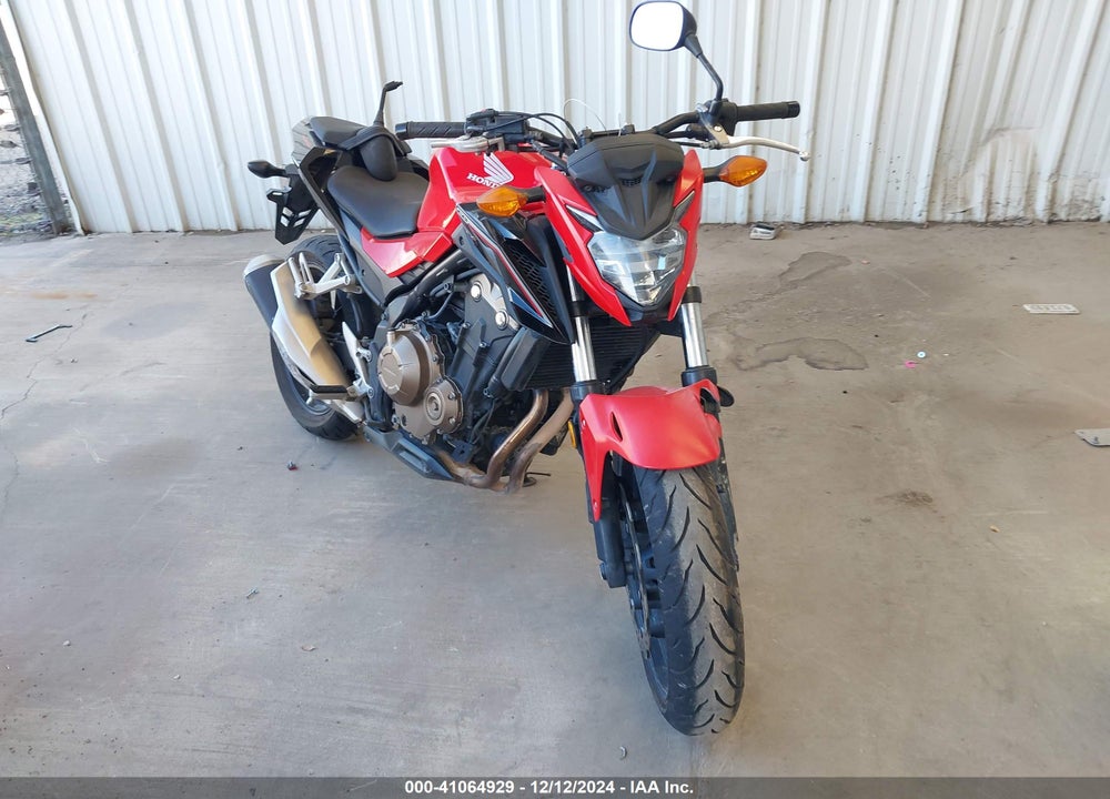 2017 HONDA CB500 F VIN: MLHPC4569H5400466