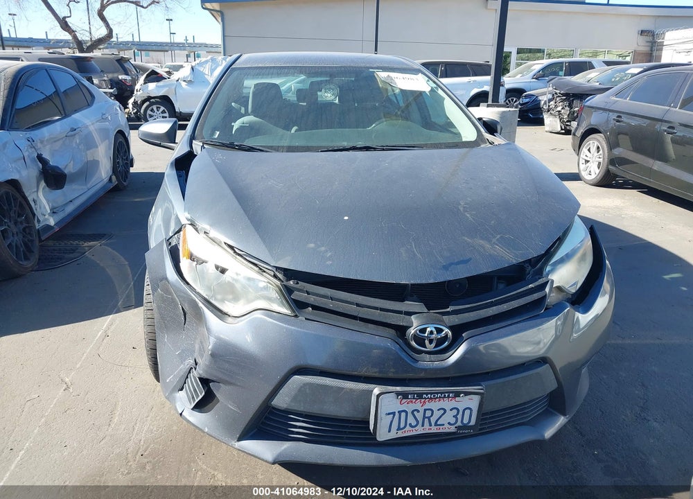 2014 TOYOTA COROLLA LE VIN: 5YFBURHE7EP062056