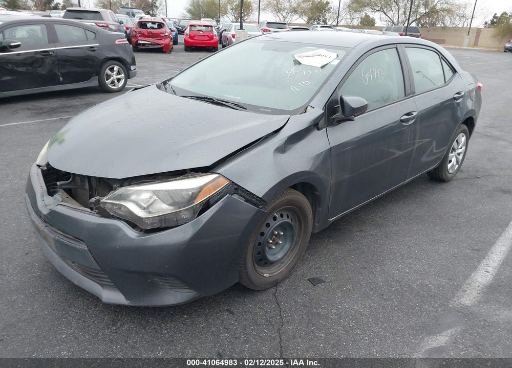 2014 TOYOTA COROLLA LE VIN: 5YFBURHE7EP062056