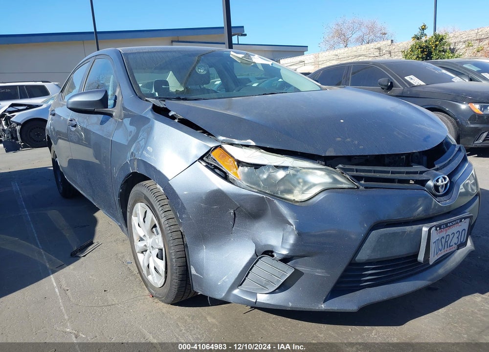 2014 TOYOTA COROLLA LE VIN: 5YFBURHE7EP062056
