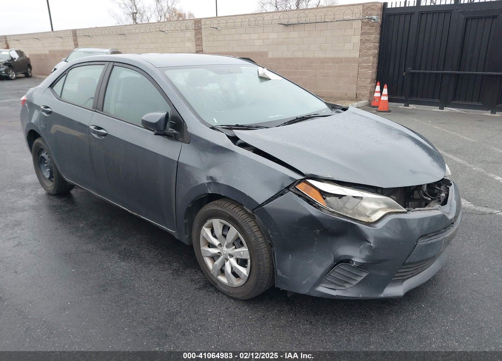 2014 TOYOTA COROLLA LE VIN: 5YFBURHE7EP062056