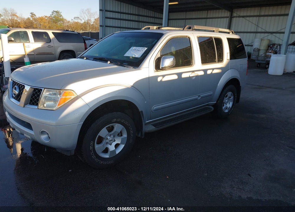 2007 NISSAN PATHFINDER SE VIN: 5N1AR18U97C638212
