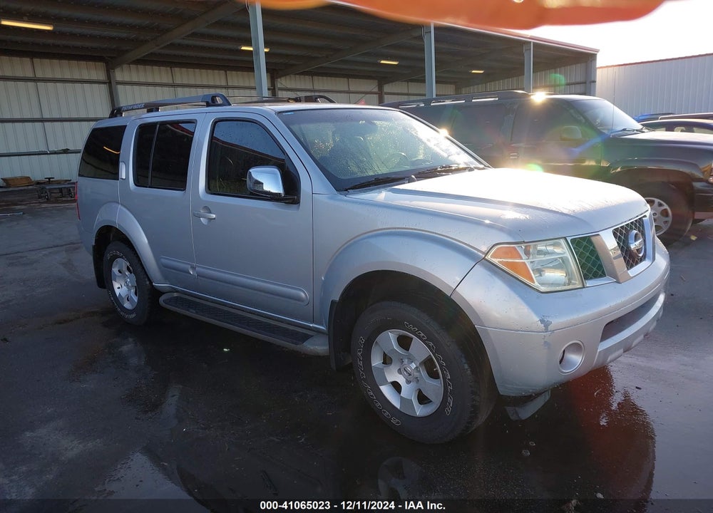 2007 NISSAN PATHFINDER SE VIN: 5N1AR18U97C638212
