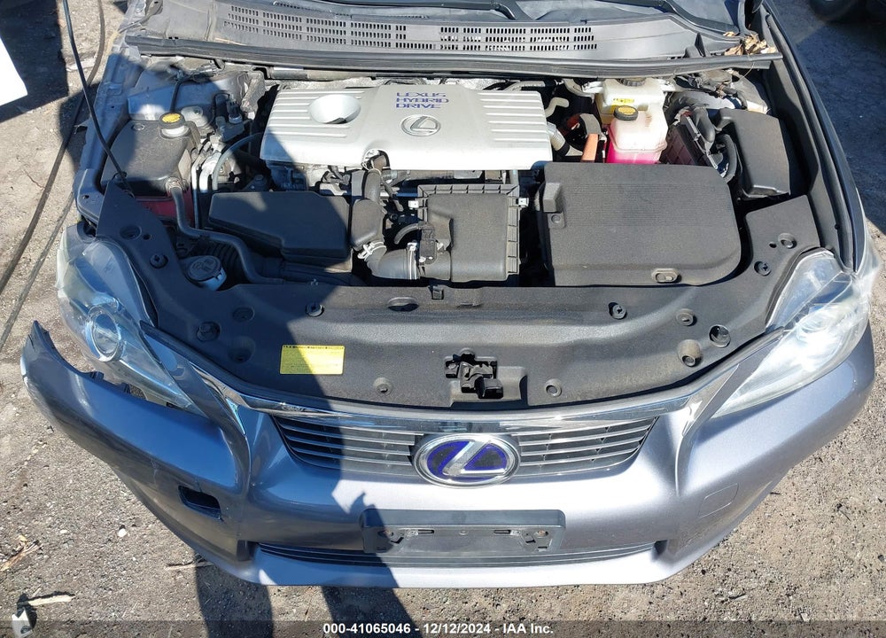 2013 LEXUS CT 200H VIN: JTHKD5BH6D2138065