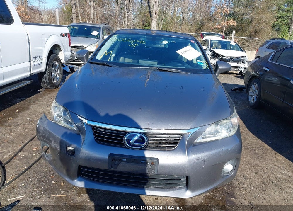 2013 LEXUS CT 200H VIN: JTHKD5BH6D2138065