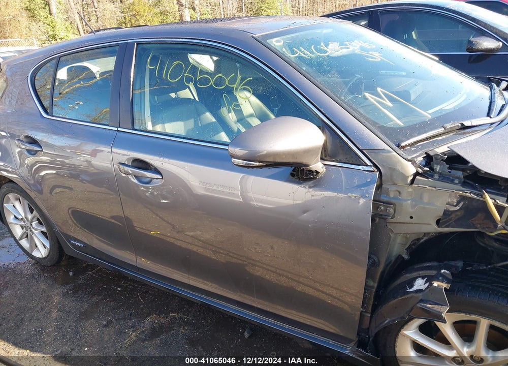 2013 LEXUS CT 200H VIN: JTHKD5BH6D2138065