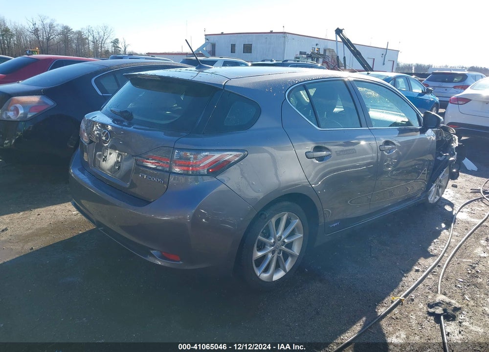 2013 LEXUS CT 200H VIN: JTHKD5BH6D2138065
