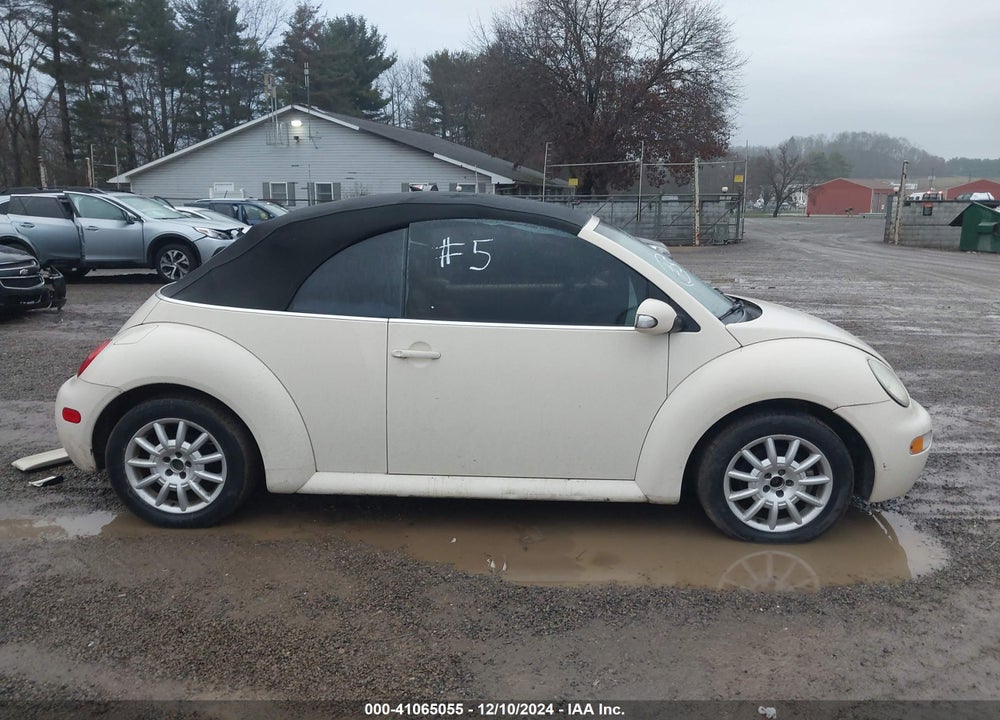 2005 VOLKSWAGEN NEW BEETLE GLS VIN: 3VWCM31Y45M309799