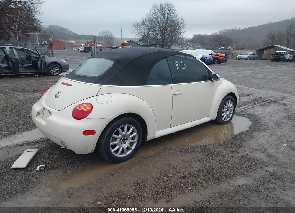 2005 VOLKSWAGEN NEW BEETLE GLS VIN: 3VWCM31Y45M309799