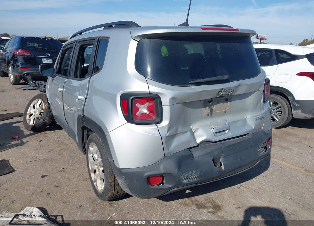 2018 JEEP RENEGADE LATITUDE FWD VIN: ZACCJABB4JPG68720