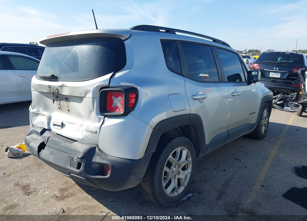 2018 JEEP RENEGADE LATITUDE FWD VIN: ZACCJABB4JPG68720